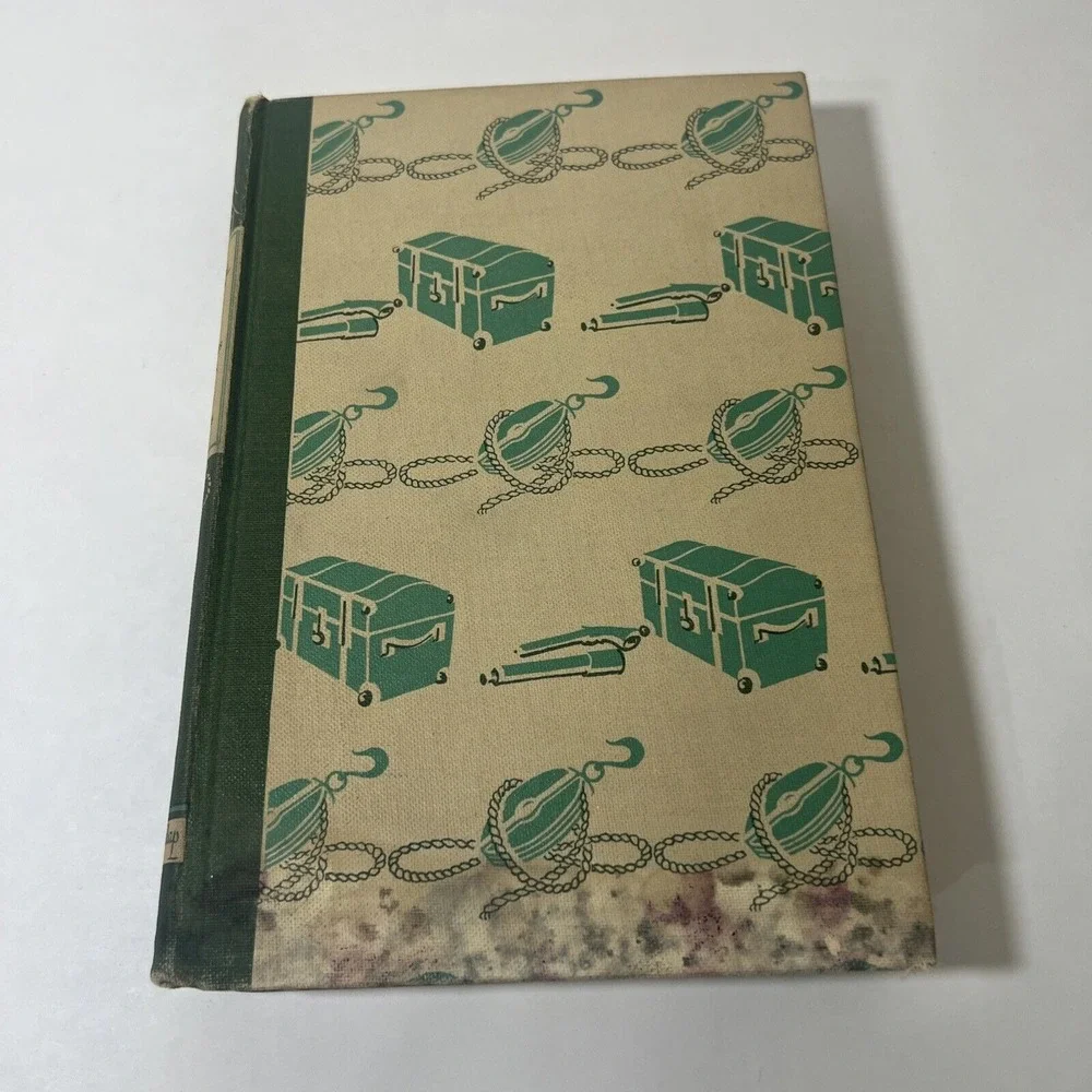 VINTAGE Treasure Island by Robert L Stevenson Junior Library HB 1947 Illustrated